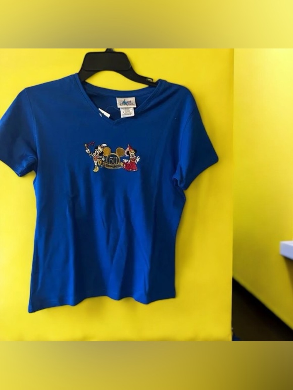 🏅 50th Anniversary Royal Blue Short Sleeve Tee for Women